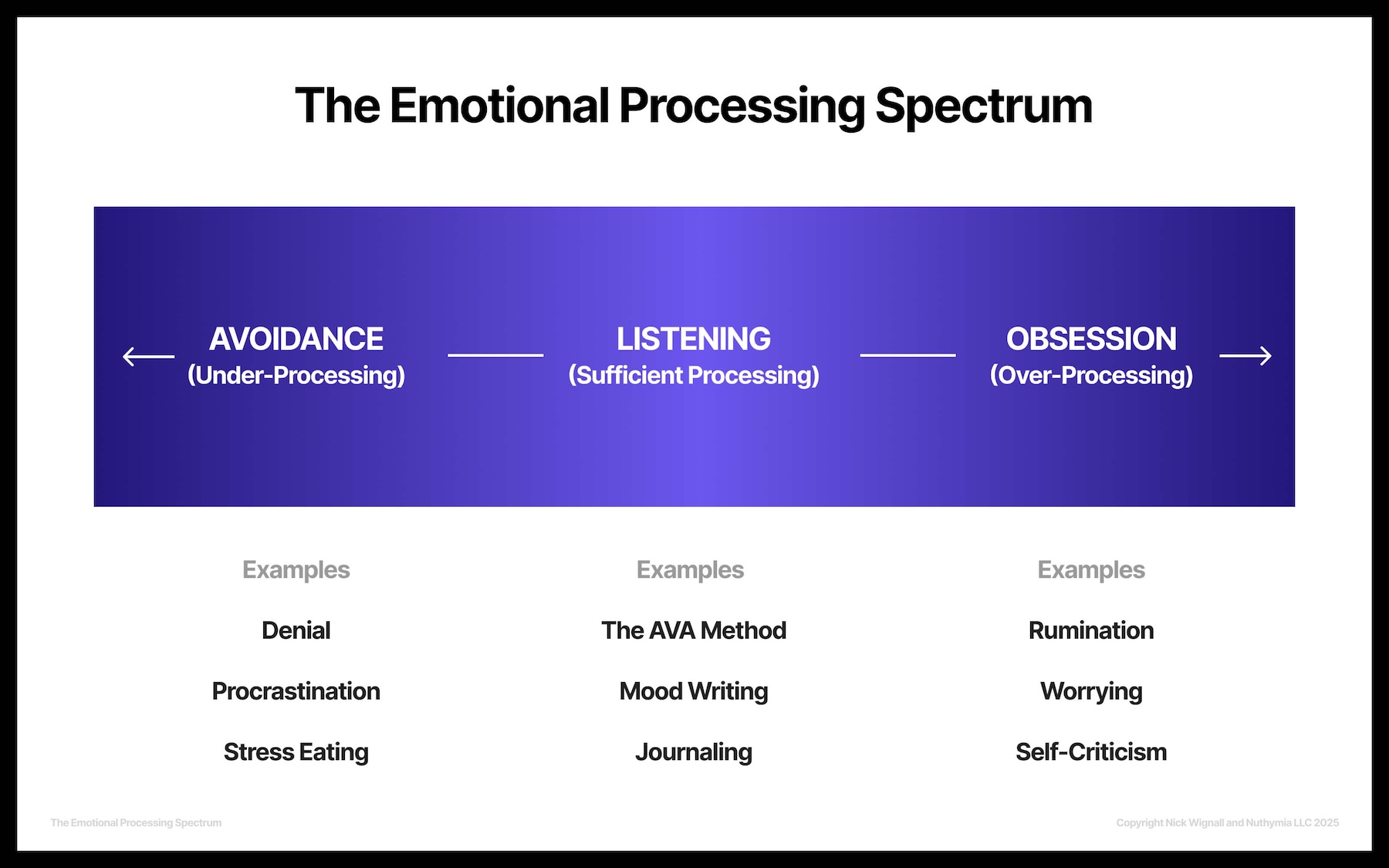 emotional processing spectrum wignall